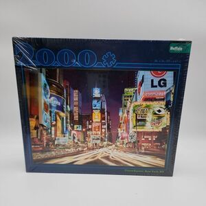 Buffalo Games 2000 Piece Jigsaw Puzzle‎ Times Square New York 38.5 x 26.5 NEW